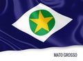 Brazilian state Mato Grosso flag.