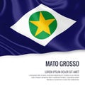 Brazilian state Mato Grosso flag.