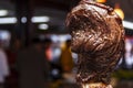 Brazilian style beef ribs Barbecue grill on skewers at a churrascaria steakhouse