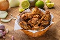 Brazilian style deep fried chicken. Called frango a passarinho