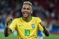 Brazilian superstar Neymar after FIFA World Cup 2018 match Serbia vs Brazil.