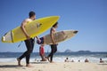 Brazilian Surfers Ipanema Beach Rio de Janeiro