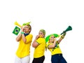 Brazilian three fans