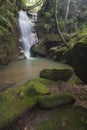 Brazilian Waterfall This waterfall is very beautiful and cold. Royalty Free Stock Photo