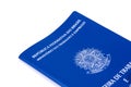 Brazilian work document and social security document (carteira d