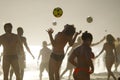 Brazilians Men and Women Playing Keepy Uppy Rio