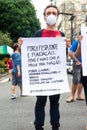 Brazilians protest against the government of President Jair Bolsonaro in the city of Salvador