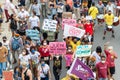 Brazilians protest against the government of President Jair Bolsonaro in the city of Salvador