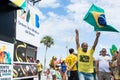 Brazilians protesting against the government of President Dilma Rousseff