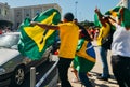 Brazilians queue to vote for the the Brazilian President at Lisbon`s Law University