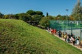 Brazilians queue to vote for the the Brazilian President at Lisbon`s Law University