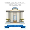 The Brazza Mausoleum in Republic of Congo vector i