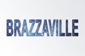 Brazzaville lettering, Brazzaville milky way letters, transparent background