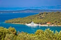 Brbinj village on Dugi Otok island ferry port Royalty Free Stock Photo