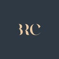 BRC abstract letter logo Royalty Free Stock Photo