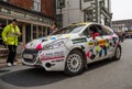 BRC Rally Car in Brampton Royalty Free Stock Photo