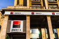 BRD Bank of Societe Generale group branch in Bucharest, Romania, 2019 Royalty Free Stock Photo