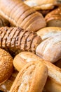Composition of Bread Assortment Background Royalty Free Stock Photo