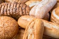 Composition of Bread Assortment Background Royalty Free Stock Photo