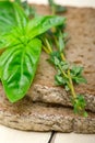 Bread basil and thyme