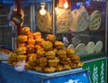 Chinese Food - Bread buns for sale in Xian, China Royalty Free Stock Photo