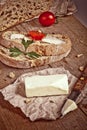 Bread with butter Royalty Free Stock Photo