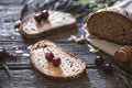 Bread and Cherry for Summer Breakfast