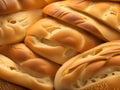 Bread close up. Texture of bread. Abstract food background Royalty Free Stock Photo