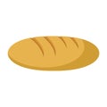 Bread colorful bakery product icon