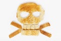 Bread Crossbones Royalty Free Stock Photo