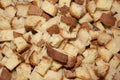 Bread Cubes Royalty Free Stock Photo