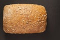 Bread on a dark background