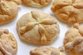 Bread of the dead a type of sweet bread traditionally baked in Mexico