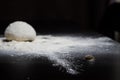 Bread. detail of the bread making process. bread crust. hand detail. fotografie la interior.