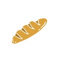 Bread doodle icon