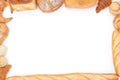 Bread frame Royalty Free Stock Photo