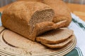 Bread freshly baked at home made with natural organic ingredients Royalty Free Stock Photo