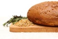 Bread, germinated wheat and rosemary Royalty Free Stock Photo