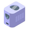 Bread home icon isometric vector. Domestic cook Royalty Free Stock Photo