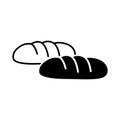 Bread icon vector design template basic RGB