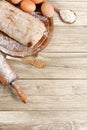 Bread ingredients Royalty Free Stock Photo