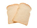 Bread isolated white Royalty Free Stock Photo