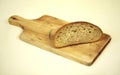 Bread on the knife board