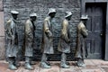 `The Bread Line` Sculpture by George Segal Royalty Free Stock Photo