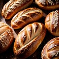 Bread, loaf of freshly baked bread, food meal staple