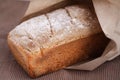 Bread loaf made of corn flour