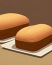 Bread loaves cartoon