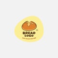 Bread Logo design template. Badges bread elements for restaurant. vector illustration