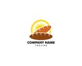 Bread Logo Template Vector Design Element Royalty Free Stock Photo