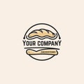 Bread logo vector design